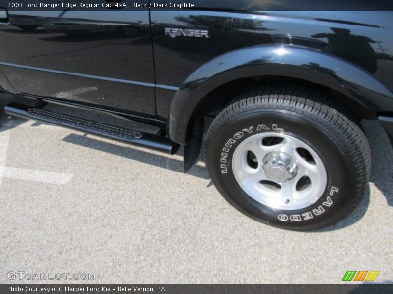Black / Dark Graphite 2003 Ford Ranger Edge Regular Cab 4x4