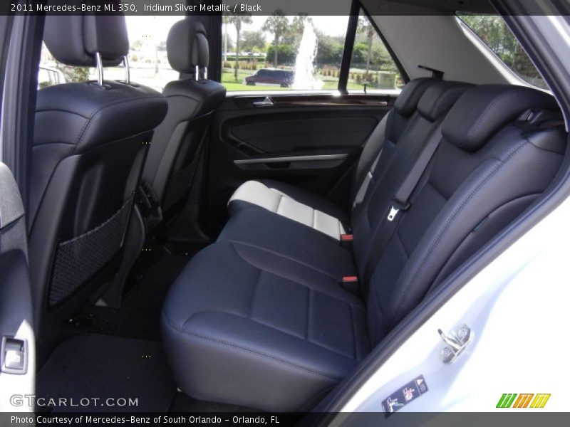 Iridium Silver Metallic / Black 2011 Mercedes-Benz ML 350