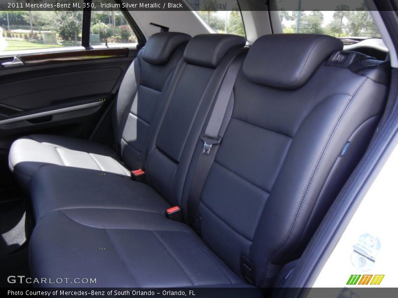Iridium Silver Metallic / Black 2011 Mercedes-Benz ML 350
