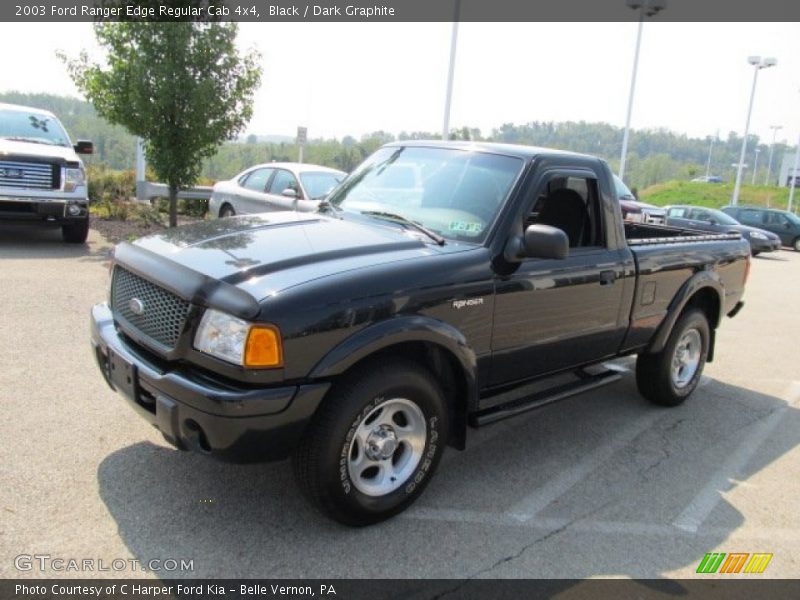 Black / Dark Graphite 2003 Ford Ranger Edge Regular Cab 4x4