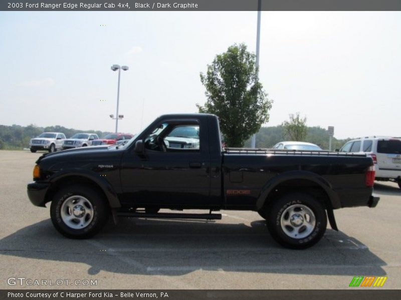Black / Dark Graphite 2003 Ford Ranger Edge Regular Cab 4x4