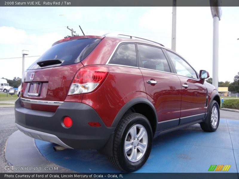 Ruby Red / Tan 2008 Saturn VUE XE