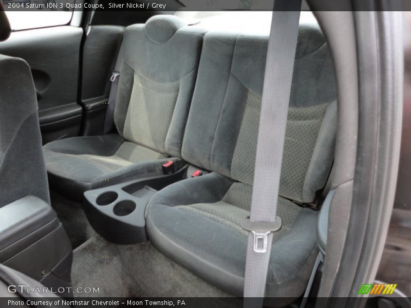  2004 ION 3 Quad Coupe Grey Interior