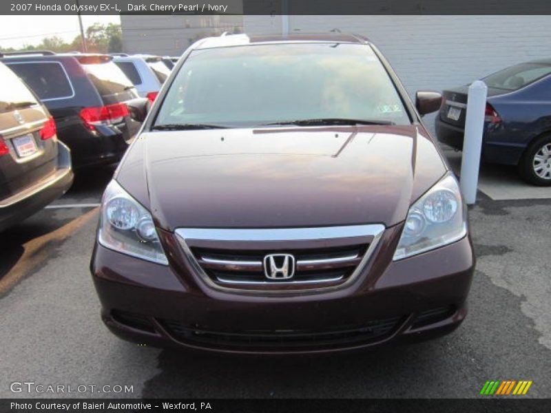 Dark Cherry Pearl / Ivory 2007 Honda Odyssey EX-L