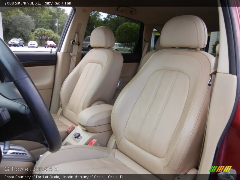 Ruby Red / Tan 2008 Saturn VUE XE