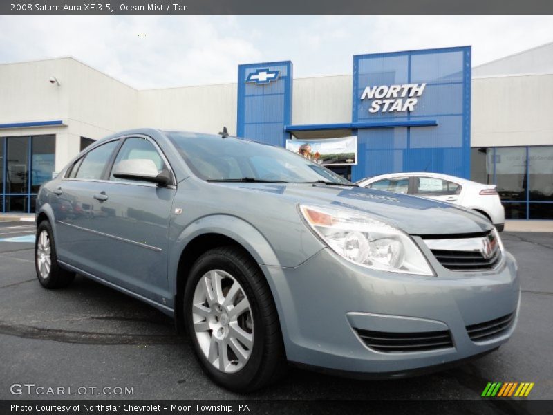 Ocean Mist / Tan 2008 Saturn Aura XE 3.5