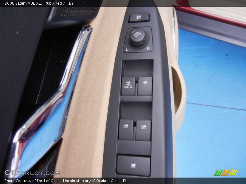 Ruby Red / Tan 2008 Saturn VUE XE