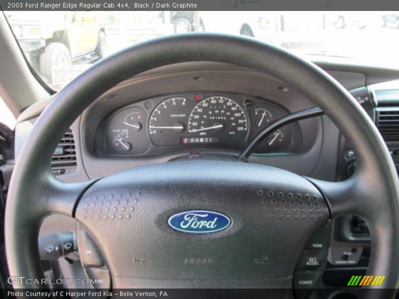 Black / Dark Graphite 2003 Ford Ranger Edge Regular Cab 4x4