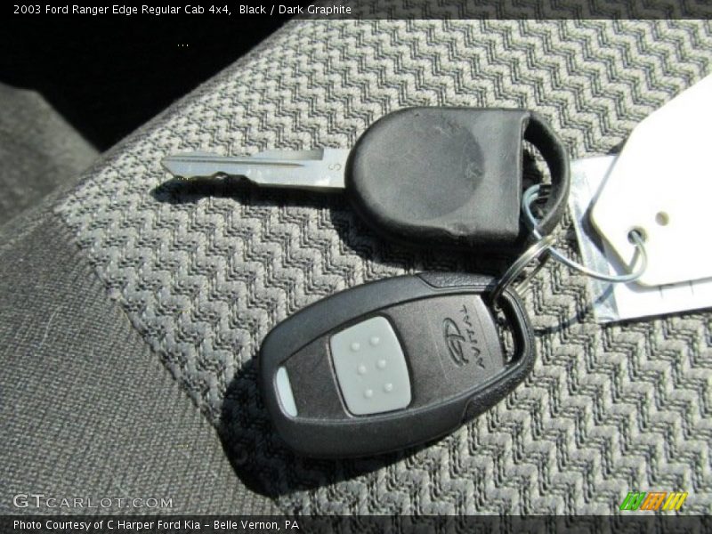 Black / Dark Graphite 2003 Ford Ranger Edge Regular Cab 4x4