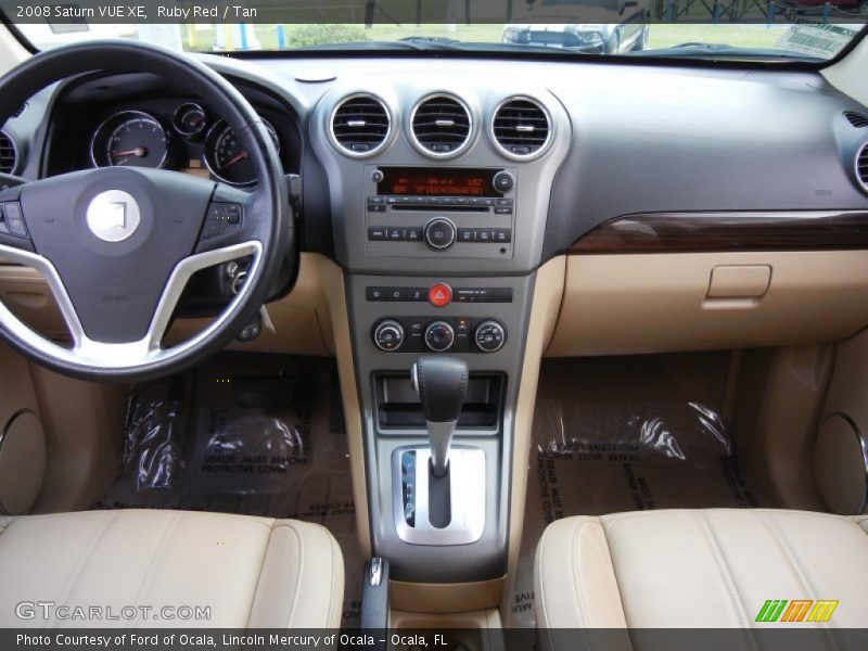 Ruby Red / Tan 2008 Saturn VUE XE