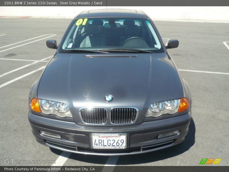 Steel Grey Metallic / Sand 2001 BMW 3 Series 330i Sedan