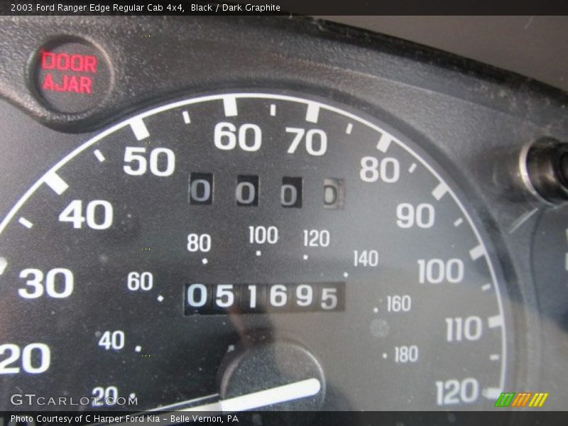 Black / Dark Graphite 2003 Ford Ranger Edge Regular Cab 4x4