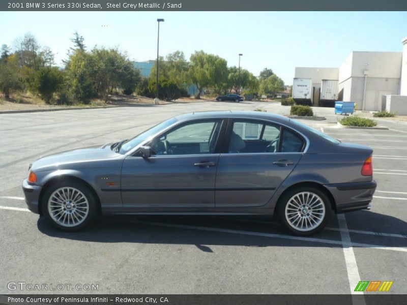 Steel Grey Metallic / Sand 2001 BMW 3 Series 330i Sedan