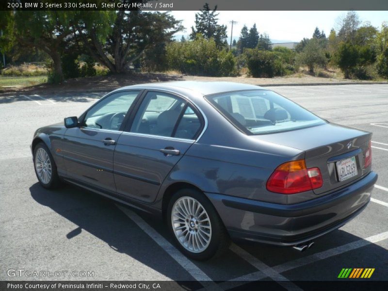 Steel Grey Metallic / Sand 2001 BMW 3 Series 330i Sedan