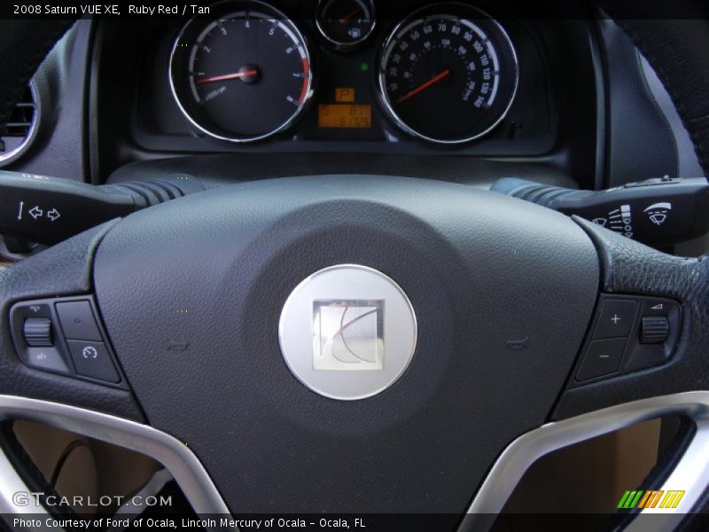 Ruby Red / Tan 2008 Saturn VUE XE