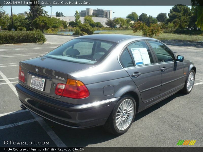 Steel Grey Metallic / Sand 2001 BMW 3 Series 330i Sedan