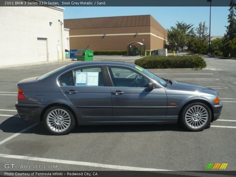 Steel Grey Metallic / Sand 2001 BMW 3 Series 330i Sedan