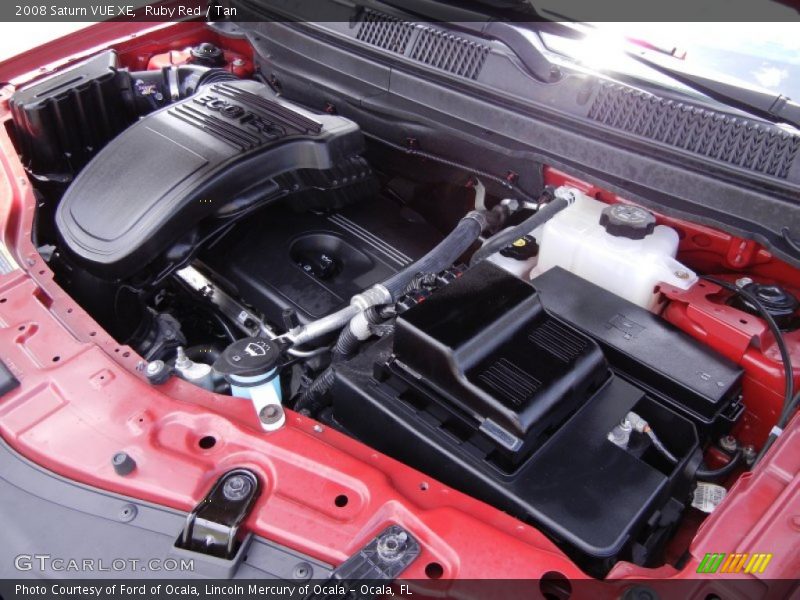 Ruby Red / Tan 2008 Saturn VUE XE