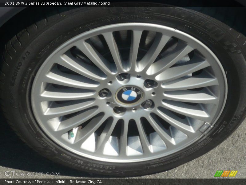 Steel Grey Metallic / Sand 2001 BMW 3 Series 330i Sedan
