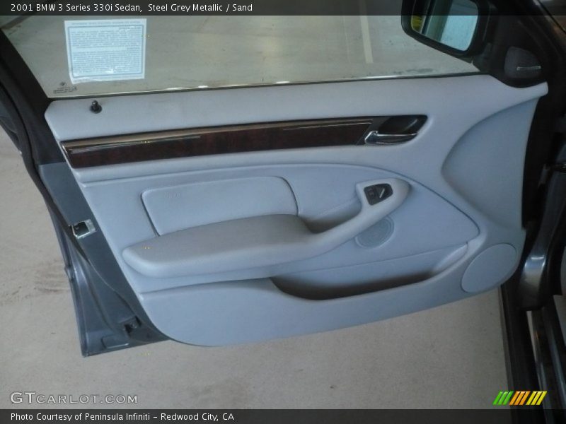 Steel Grey Metallic / Sand 2001 BMW 3 Series 330i Sedan