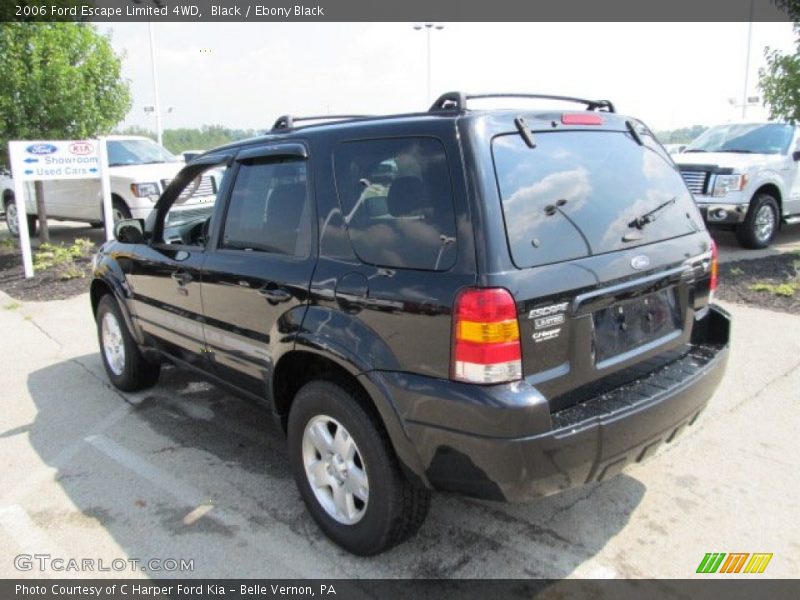 Black / Ebony Black 2006 Ford Escape Limited 4WD
