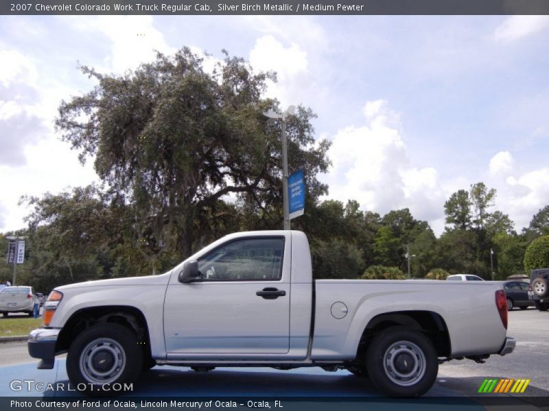 Silver Birch Metallic / Medium Pewter 2007 Chevrolet Colorado Work Truck Regular Cab