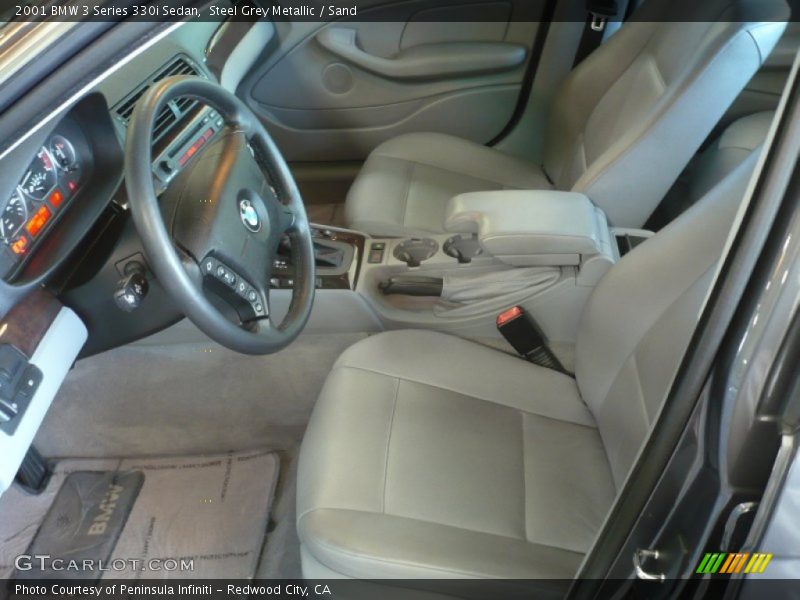 Steel Grey Metallic / Sand 2001 BMW 3 Series 330i Sedan
