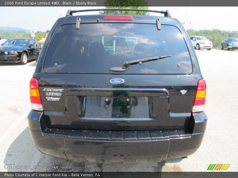 Black / Ebony Black 2006 Ford Escape Limited 4WD