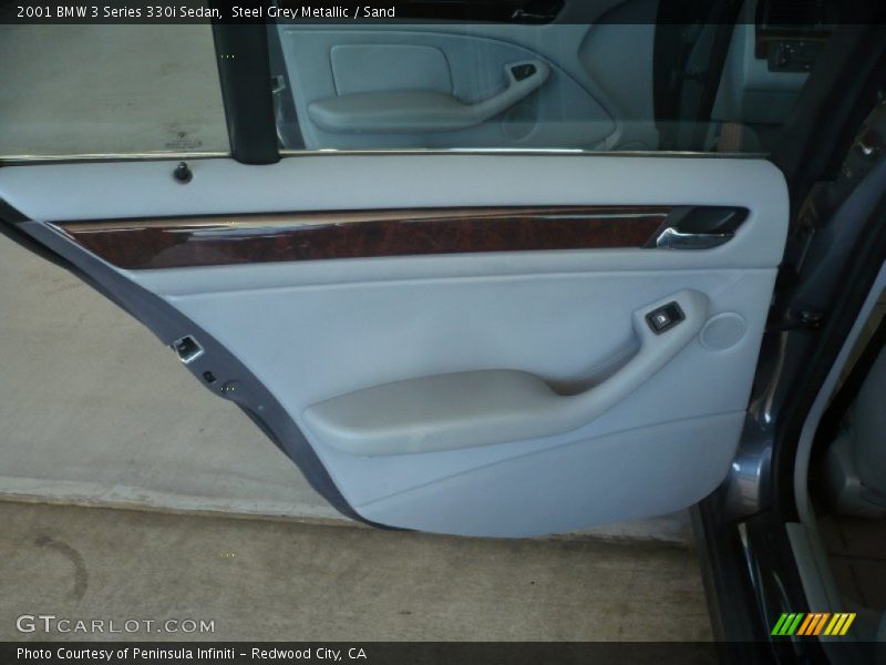 Steel Grey Metallic / Sand 2001 BMW 3 Series 330i Sedan