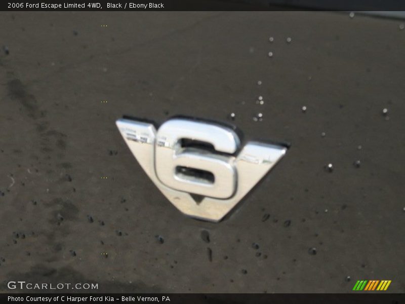 Black / Ebony Black 2006 Ford Escape Limited 4WD