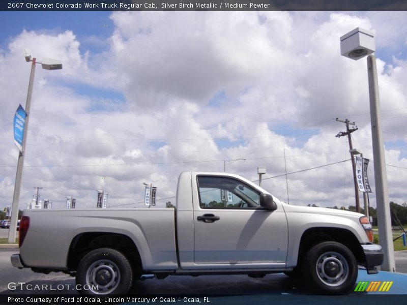 Silver Birch Metallic / Medium Pewter 2007 Chevrolet Colorado Work Truck Regular Cab