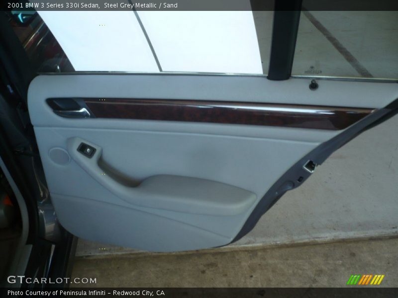 Steel Grey Metallic / Sand 2001 BMW 3 Series 330i Sedan