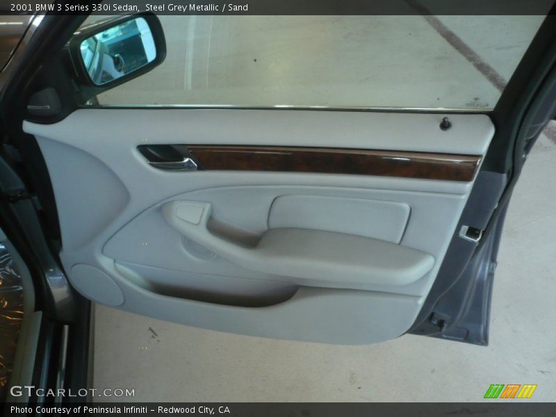 Steel Grey Metallic / Sand 2001 BMW 3 Series 330i Sedan