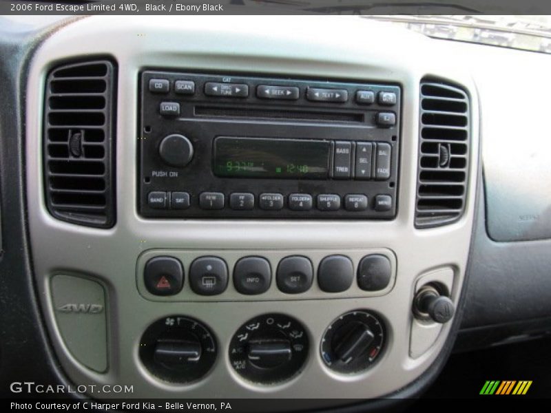 Black / Ebony Black 2006 Ford Escape Limited 4WD