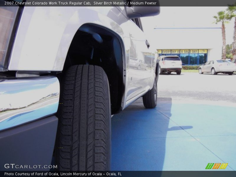 Silver Birch Metallic / Medium Pewter 2007 Chevrolet Colorado Work Truck Regular Cab