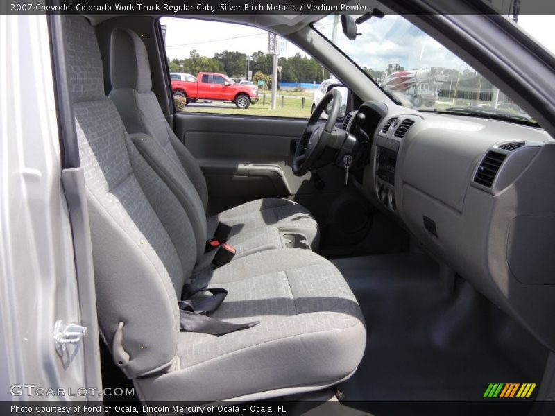 Silver Birch Metallic / Medium Pewter 2007 Chevrolet Colorado Work Truck Regular Cab