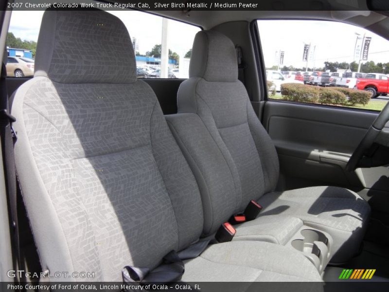 Silver Birch Metallic / Medium Pewter 2007 Chevrolet Colorado Work Truck Regular Cab