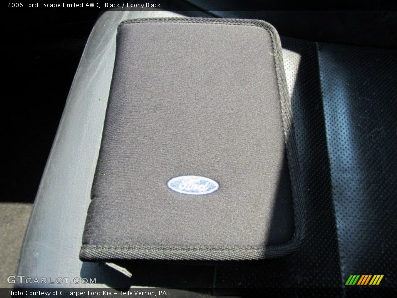 Black / Ebony Black 2006 Ford Escape Limited 4WD