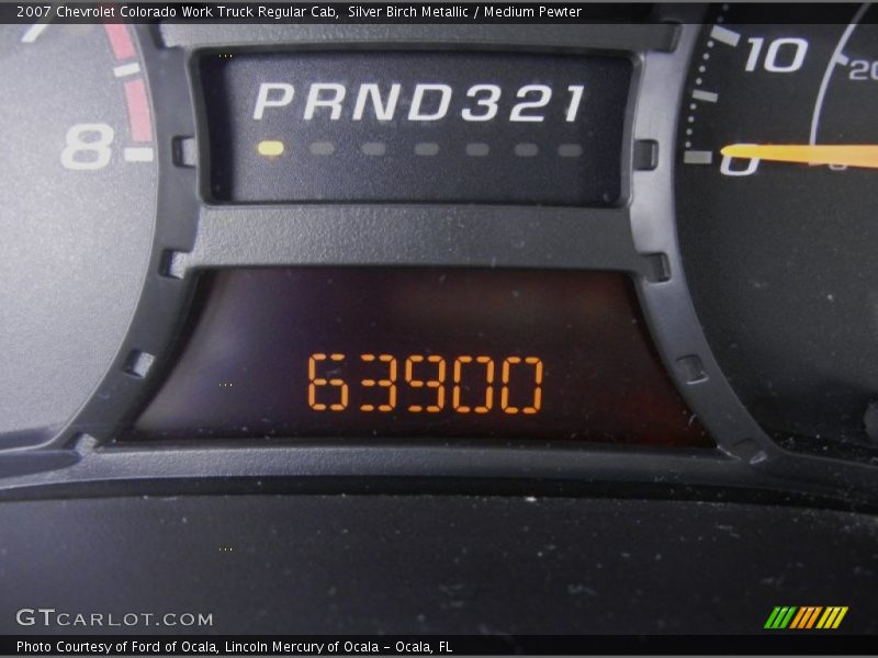 Silver Birch Metallic / Medium Pewter 2007 Chevrolet Colorado Work Truck Regular Cab