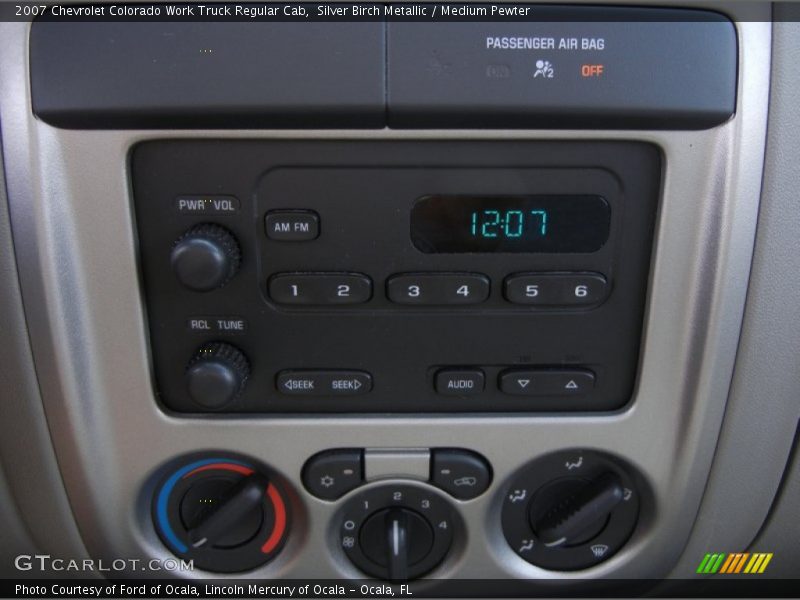 Silver Birch Metallic / Medium Pewter 2007 Chevrolet Colorado Work Truck Regular Cab