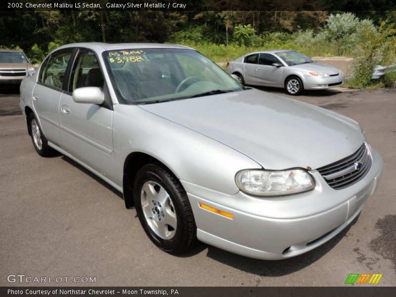 Galaxy Silver Metallic / Gray 2002 Chevrolet Malibu LS Sedan