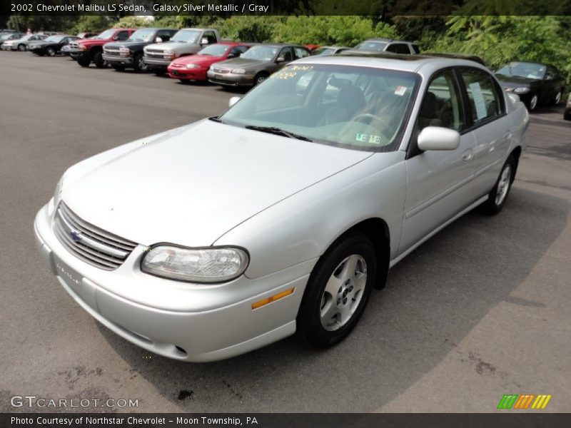 Galaxy Silver Metallic / Gray 2002 Chevrolet Malibu LS Sedan