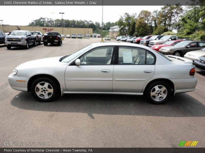 Galaxy Silver Metallic / Gray 2002 Chevrolet Malibu LS Sedan