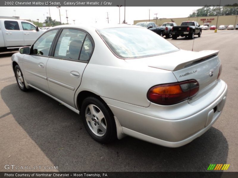 Galaxy Silver Metallic / Gray 2002 Chevrolet Malibu LS Sedan
