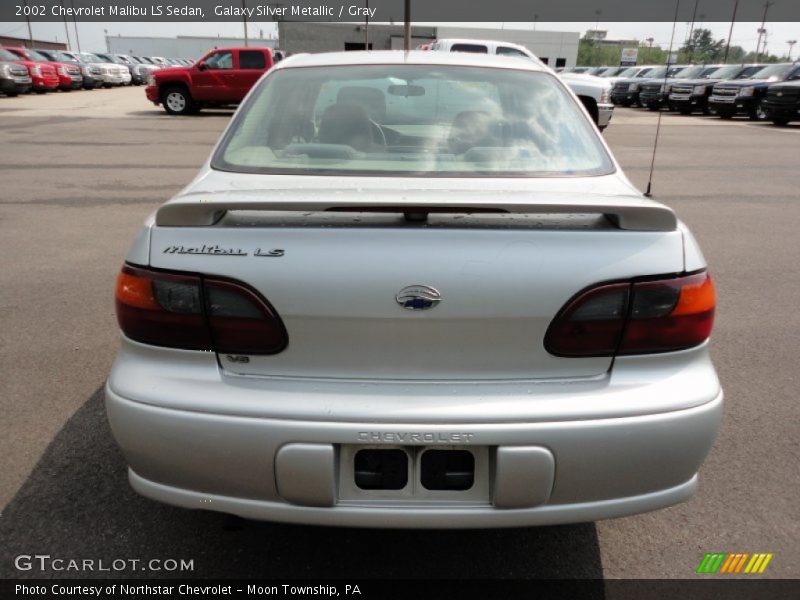 Galaxy Silver Metallic / Gray 2002 Chevrolet Malibu LS Sedan