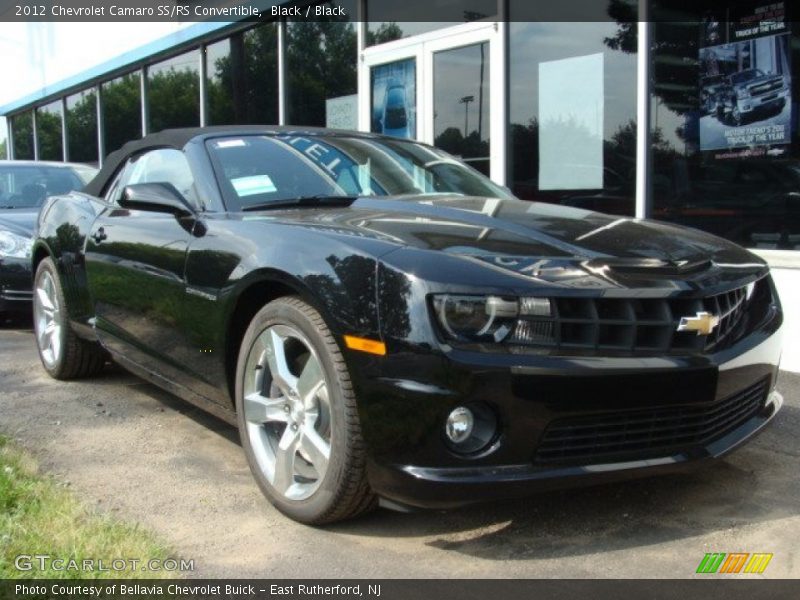 Black / Black 2012 Chevrolet Camaro SS/RS Convertible
