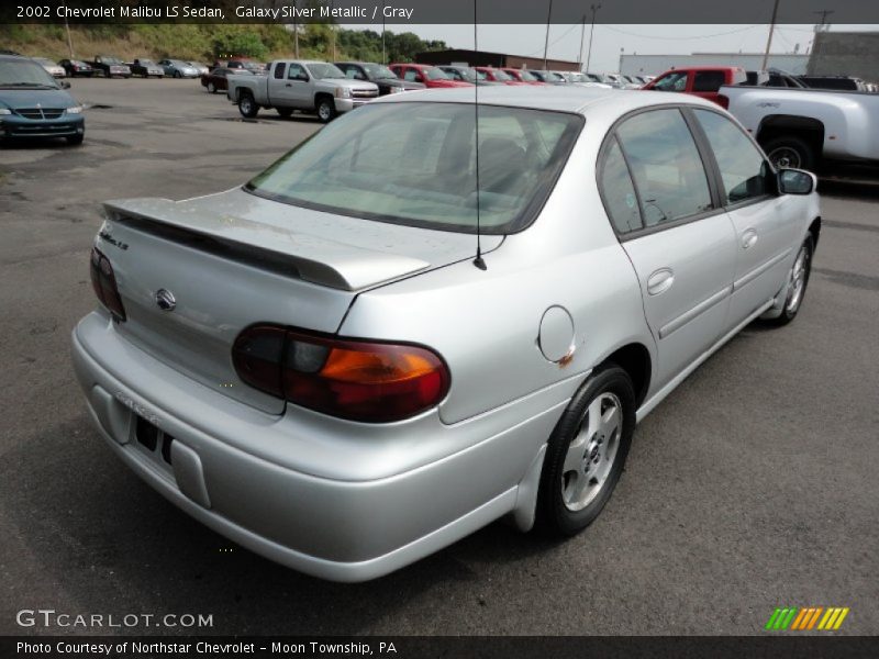 Galaxy Silver Metallic / Gray 2002 Chevrolet Malibu LS Sedan