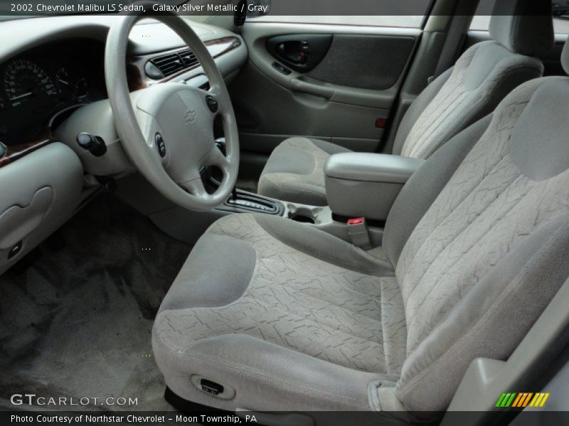 Galaxy Silver Metallic / Gray 2002 Chevrolet Malibu LS Sedan