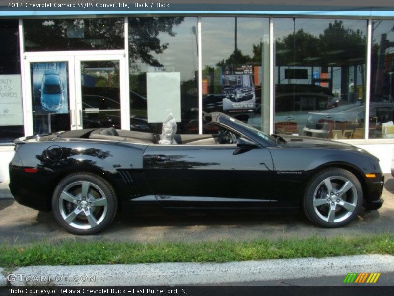 Black / Black 2012 Chevrolet Camaro SS/RS Convertible