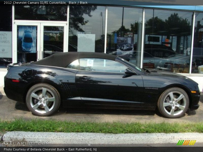 Black / Black 2012 Chevrolet Camaro SS/RS Convertible